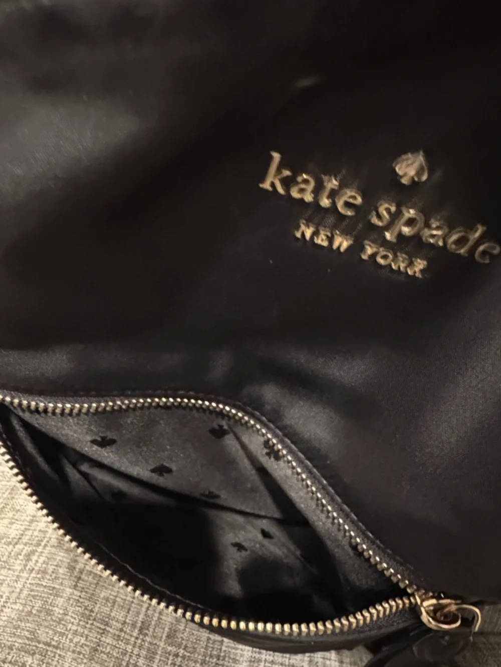 Kate Spade Bag Chelsea Black Nylon Backpack - Picture 14 of 17